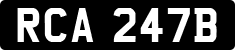 License plate of the United Kingdom, 1963 year system
