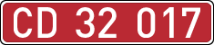License plates of Spain, Diplomatic