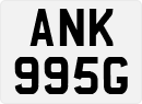 License plate of the United Kingdom, 1963 year system