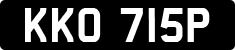 License plate of the United Kingdom, 1963 year system
