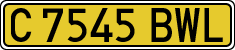 License plates of Spain, Specialty plates