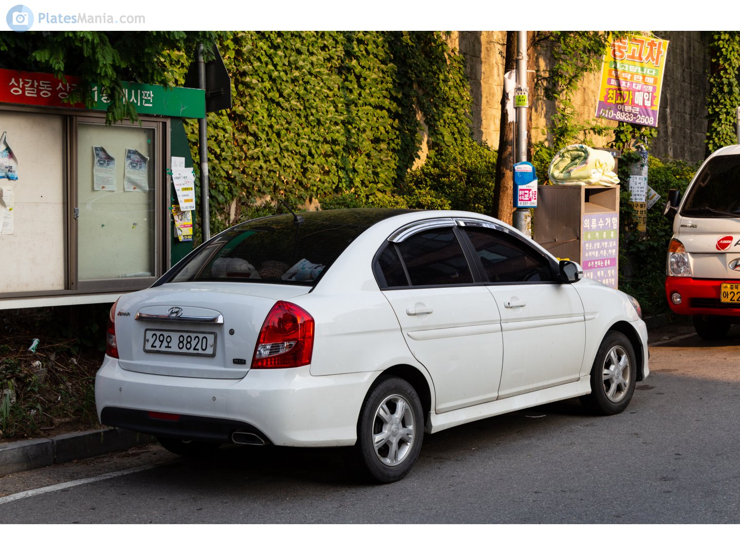 29오 8820, Hyundai Verna 2nd gen Sedan (MC), facelift, 2009–2010