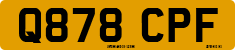 License plate of the United Kingdom, 1983 year system