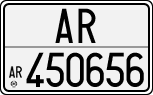 License plate of Italy, Cars (1927 year series)