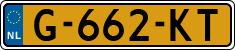 License plate of the Netherlands, Cars