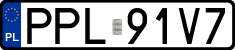 License plates of Poland, Regular car plates