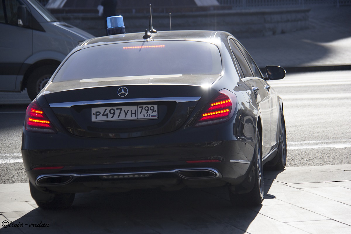 р 497 ун 799, Mercedes-Benz S-Klasse 8th gen Sedan (W222/V222), 2013–2020