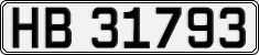 License plate of Norway, Cars