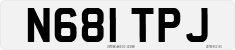 License plate of the United Kingdom, 1983 year system