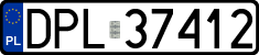 License plates of Poland, Regular car plates