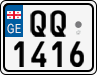 License plate of Georgia, Motorcycles (2014)