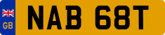 License plate of the United Kingdom, 1963 year system