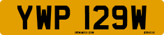 License plate of the United Kingdom, 1963 year system
