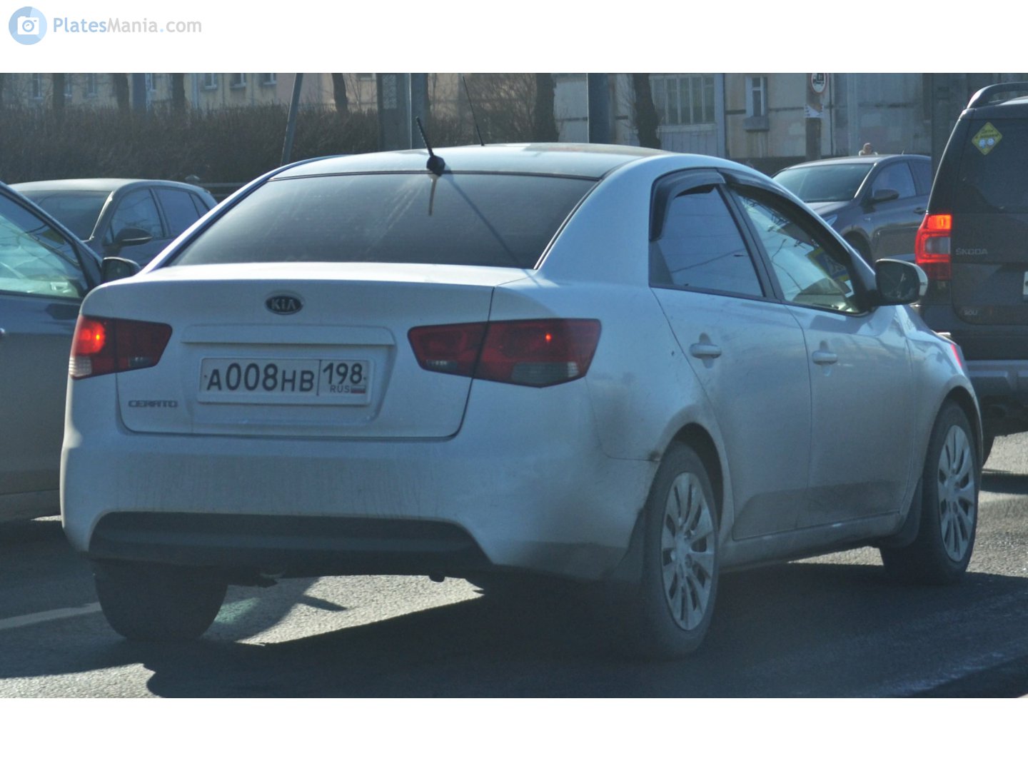 а 008 нв 198, Kia Cerato 2nd gen Sedan (TD), 2009–2013