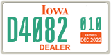 Iowa, Dealer (XXXX(X) XXX)