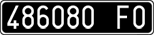 License plate of Italy, Cars (1927 year series)