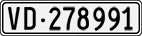 License plate of Switzerland, Cars
