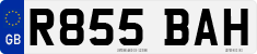 License plate of the United Kingdom, 1983 year system