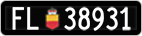 License plate of Liechtenstein, Cars