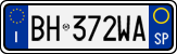 License plate of Italy, Cars (1994 year series)