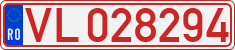 License plate of Romania, Provisional