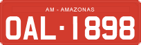 License plate of Brazil, Commercial vehicles (1990)