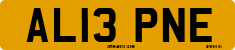 License plate of the United Kingdom, 2001 year system