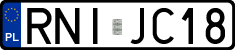 License plates of Poland, Regular car plates