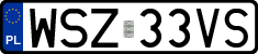 License plates of Poland, Regular car plates
