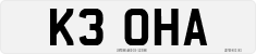 License plate of the United Kingdom, 1983 year system