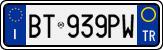 License plate of Italy, Cars (1994 year series)