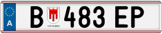 License plate of Austria, Regular plates