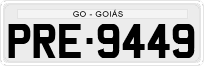 License plate of Brazil, Private owners (1990)