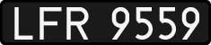 License plates of Poland, 1976 year system