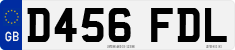 License plate of the United Kingdom, 1983 year system