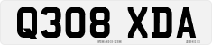 License plate of the United Kingdom, 1983 year system
