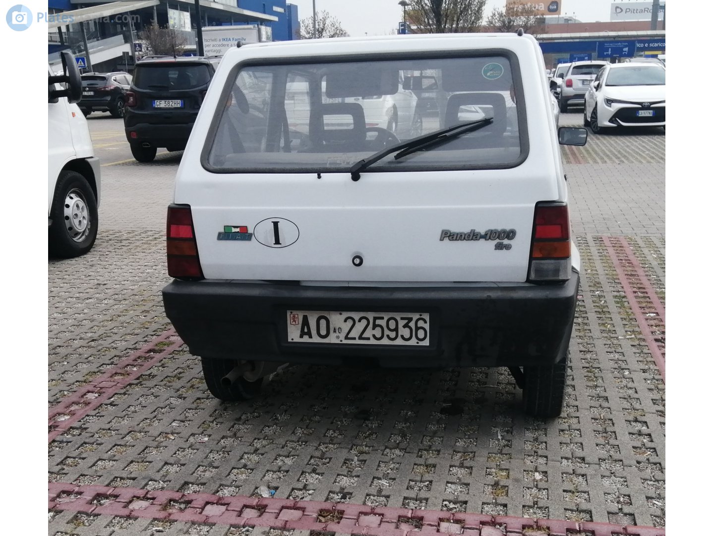 AO 225936, FIAT Panda 1st gen (141A/153A), facelift, 1986–2003