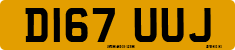 License plate of the United Kingdom, 1983 year system