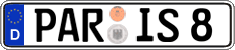 German license plate, Regular plates