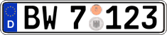 German license plate, Authorities and federal agencies