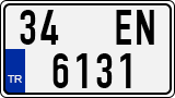 License plate of Turkey, Regular plates