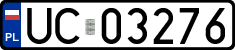 License plates of Poland, Military