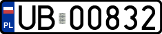 License plates of Poland, Military