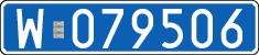License plates of Poland, Diplomatic