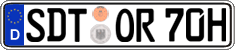 German license plate, Plates for oldtimers (type 