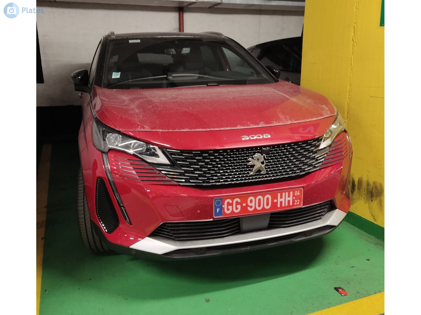 GG-900-HH (04/22), License plate without vehicle 