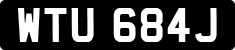 License plate of the United Kingdom, 1963 year system