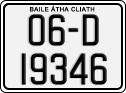 License plate of Ireland, Regular plates