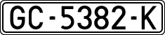 License plates of Spain, 1971 year series