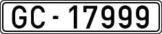 License plates of Spain, 1900 year series